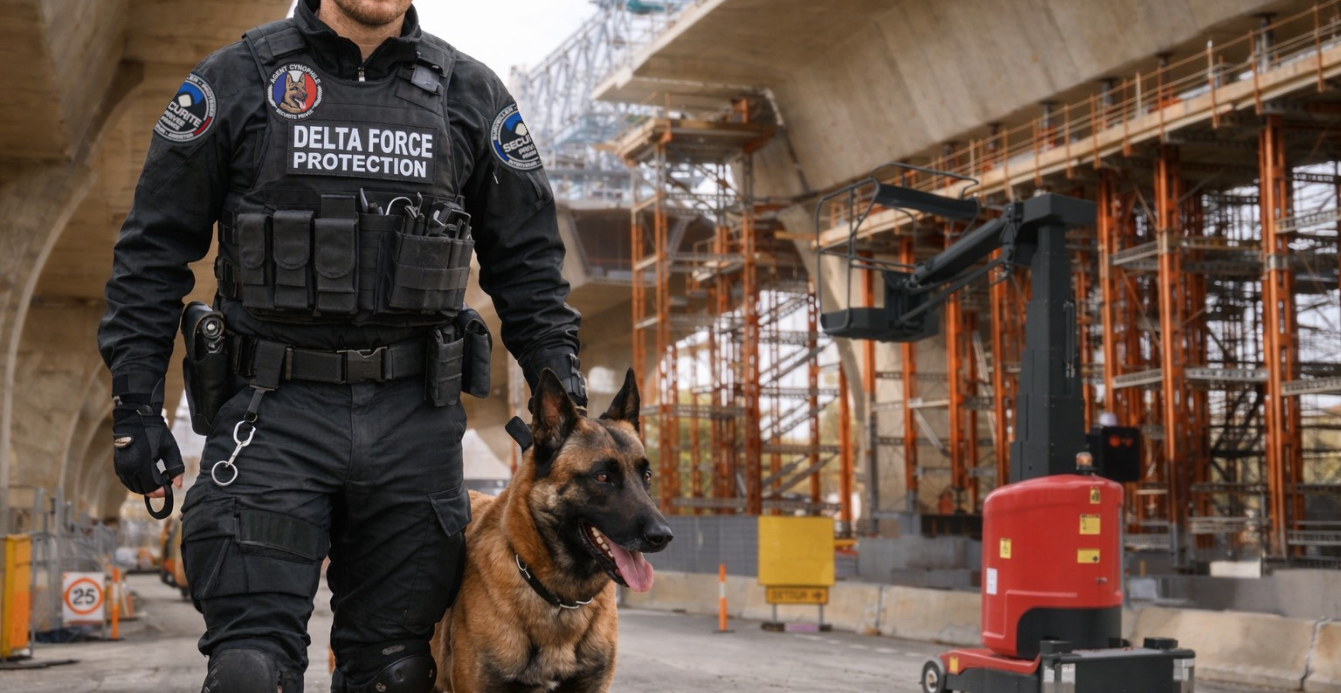 Prestation - Sécurité Cynophile - Delta-Force Protection